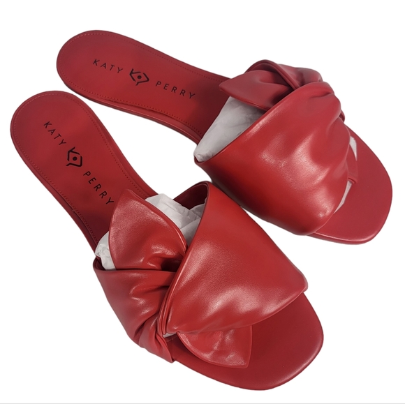 Katy Perry Halie Bow Sandal Luscious Red 11 - Picture 7 of 8